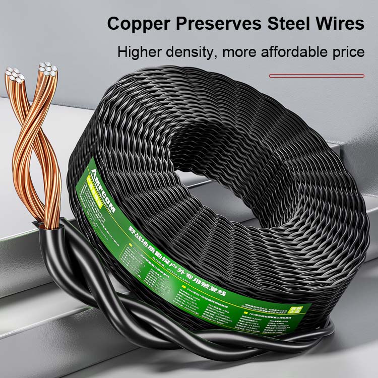 AMPCOM Outdoor Communication Field Cable ,  Twisted Pair Cables